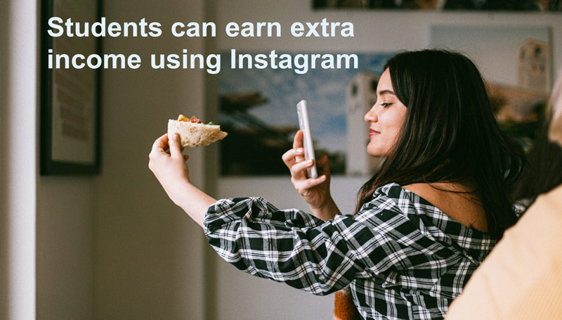 Instagram helps student make more income