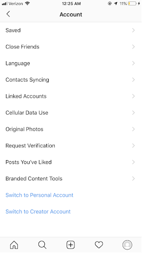 Step 4 - connect your business Instagram account to facebook