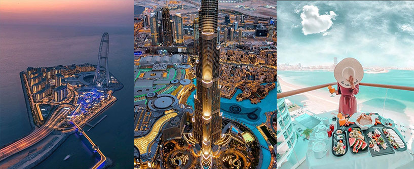 influencers photos in dubai