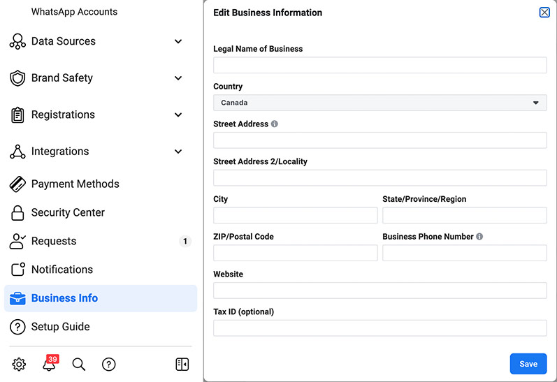 Verifying Facebook Business Page