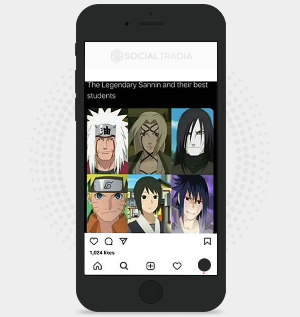 Instagram account Anime Memes (33.5 k Followers)