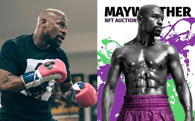 Mayweather NFT on Instagram