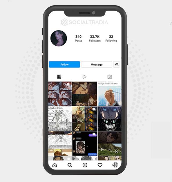 buy Instagram account Anime City (24.6 k Followers)