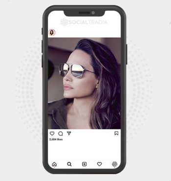 buy Instagram account Angelina Actress (125 k Followers)