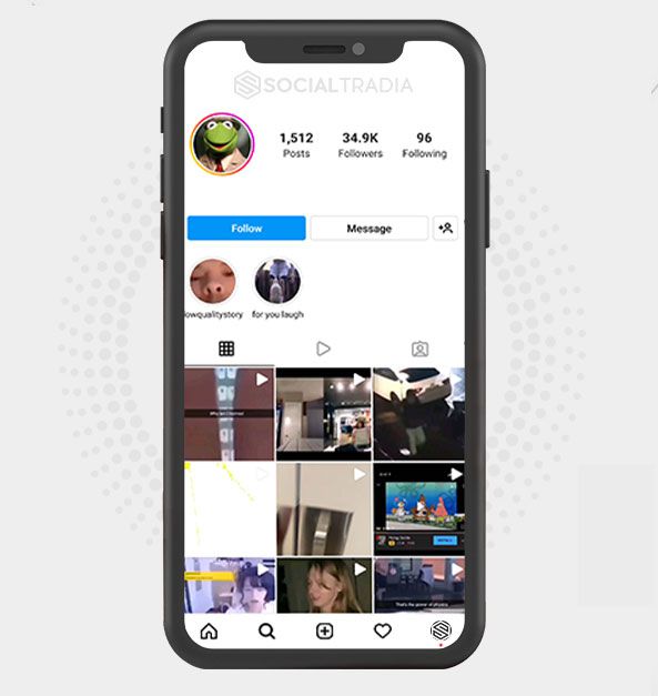 Instagram account Memes Pro (34 k Followers)