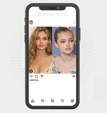 buy Instagram account AngelinaFan (281 k Followers)