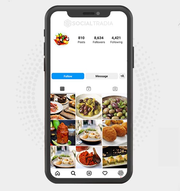 buy Instagram account FreshFood (7 k Followers)
