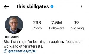 Instagram profile picture