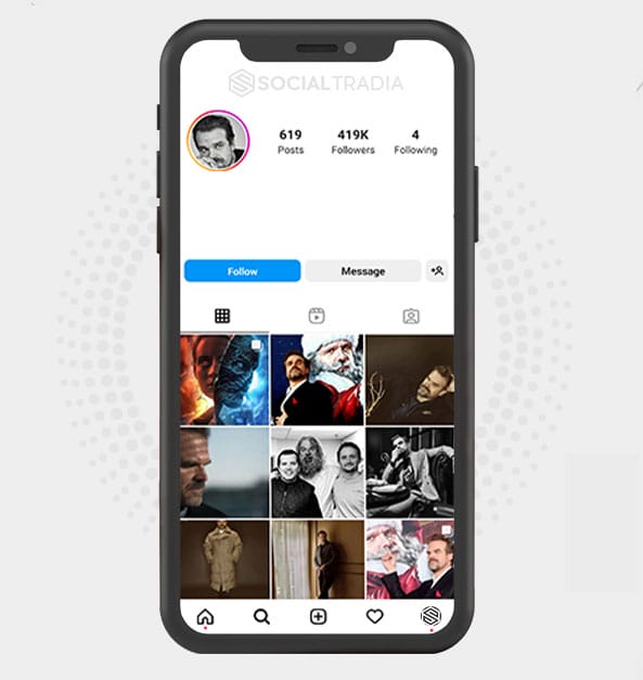buy Instagram account DavidHarbour Here (419 k Followers)