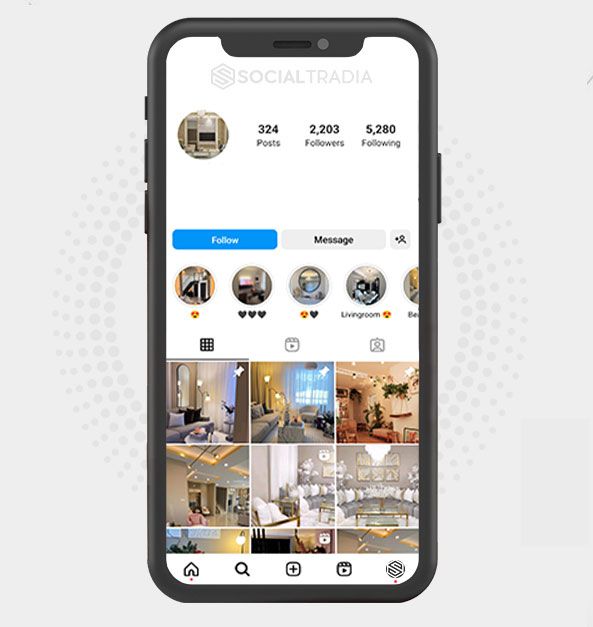 buy Instagram account DesignShop (6.2 k Followers)