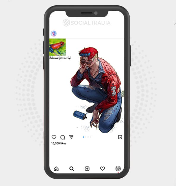 Instagram account ArtPage (107 k Followers)