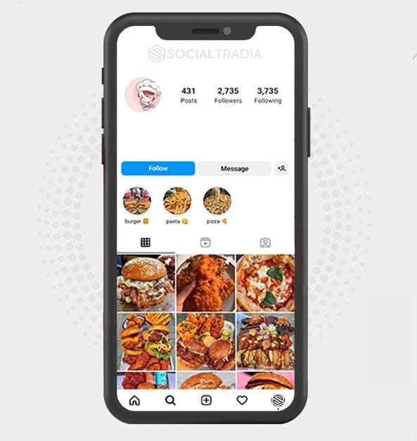 Instagram account Foody Fun (10.2 k Followers)