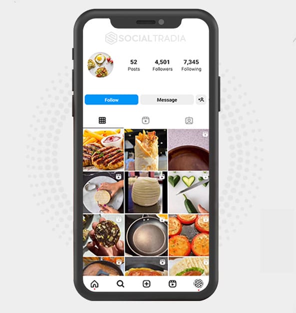 Instagram account FoodGallery (4.4 k Followers)