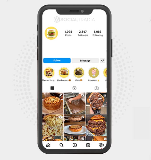 buy Instagram account FoodyGal (4.5 k Followers)