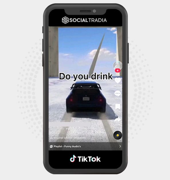 TikTok account GamingFans (1.1 m Followers)