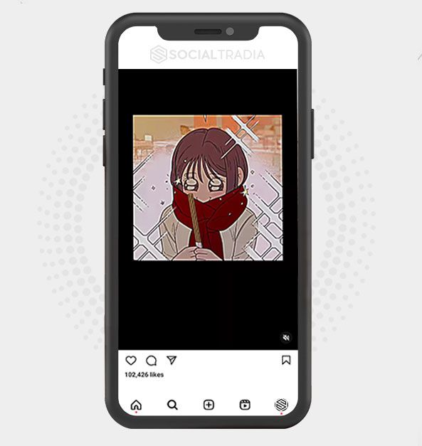 Instagram account Animes Lovers (16.9 k Followers)
