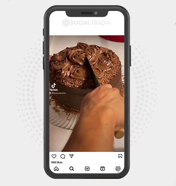 Instagram account Cooking Legend (2.4 k Followers)
