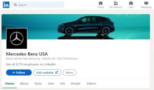 social media external link to website