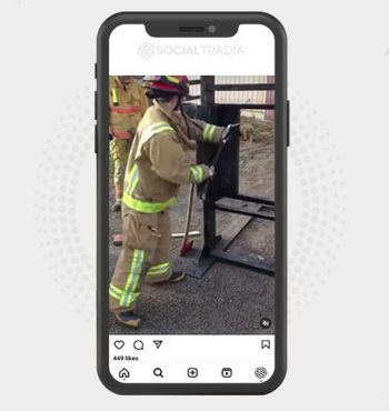 buy Instagram account FireFighter Page (25.6 k Followers)