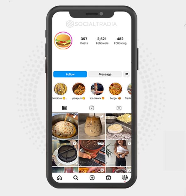 Instagram account YummyTaste (2.5 k Followers)