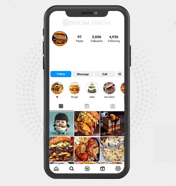 buy Instagram account FoodyGoal (2.6 k Followers)