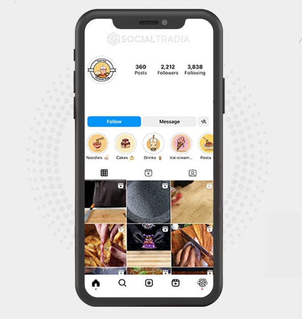 buy Instagram account SuperFood (2.2 k Followers)