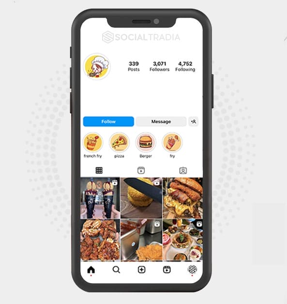 buy Instagram account FoodSpot (3 k Followers)