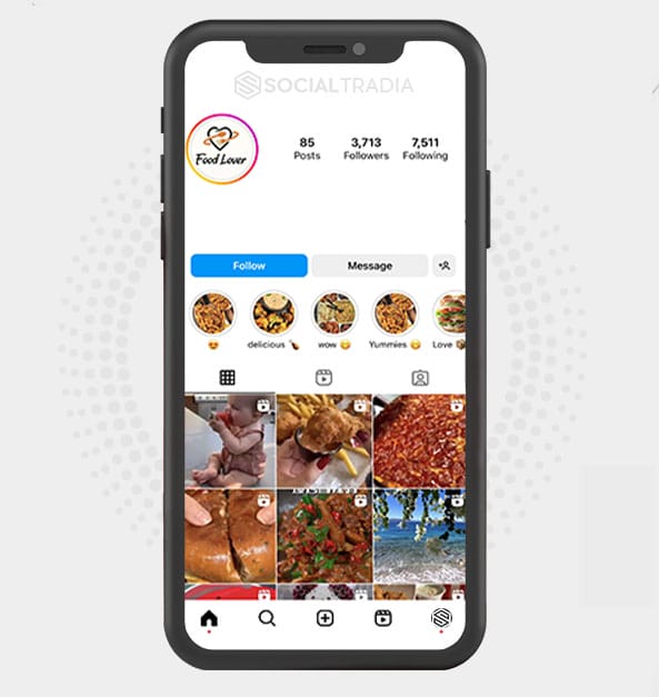 buy Instagram account FoodCatch (3.7 k Followers)