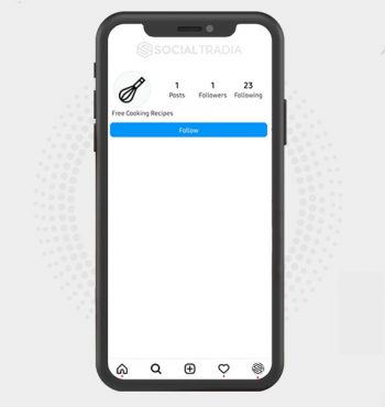 buy Instagram account Freecookingrecipes ( 1 Followers)