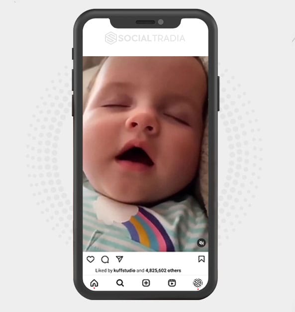 buy Instagram account BabyCutie (742 k Followers)