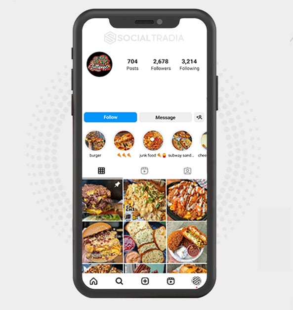 buy Instagram account CookingPlus (2.6 k Followers)