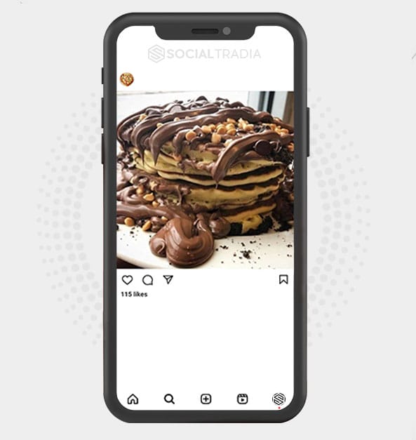 buy Instagram account FoodExplore (2.4 k Followers)