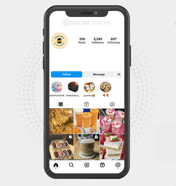 buy Instagram account InstaCook (3.2 k Followers)