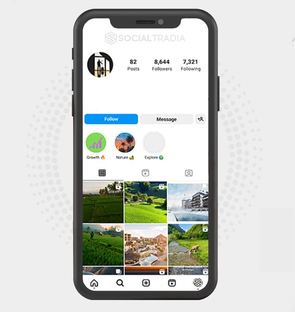 buy Instagram account Perfect Nature (8.6 k Followers)