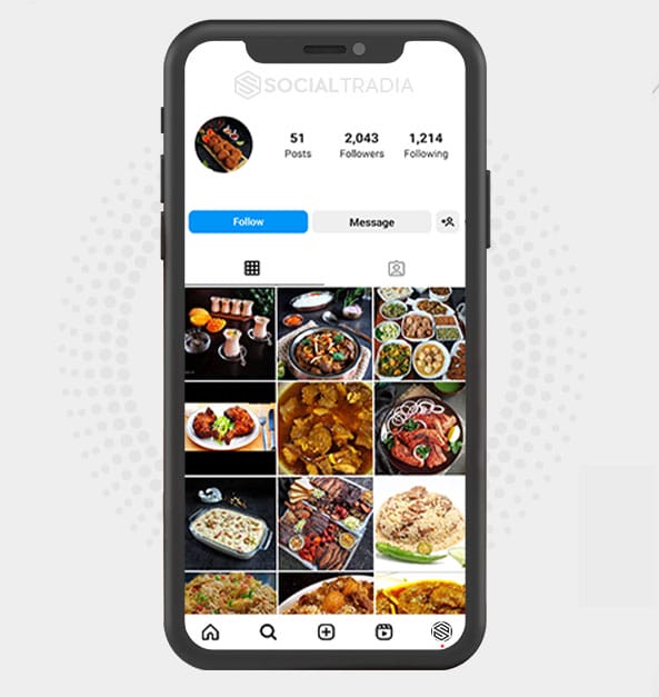 buy Instagram account FoodieCity (2 k Followers)