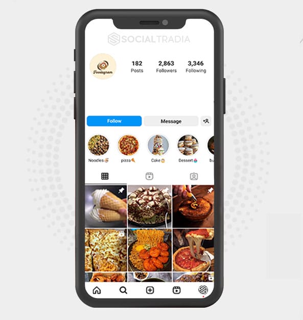 buy Instagram account CookingFull (2.8 k Followers)