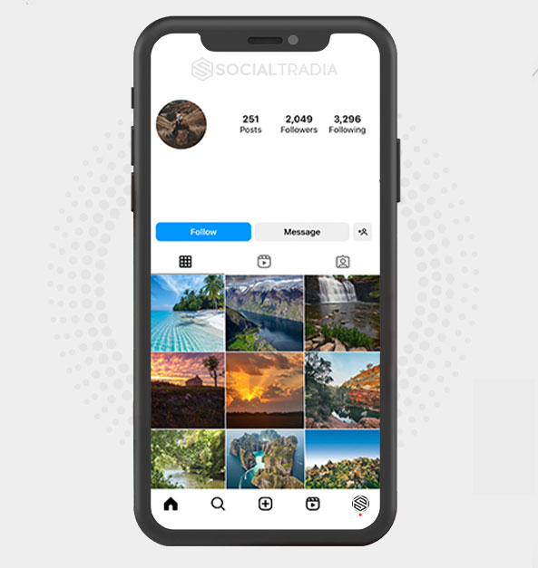 buy Instagram account Trips Longing (2 k Followers)