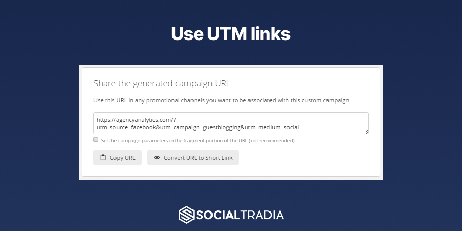 UTM links