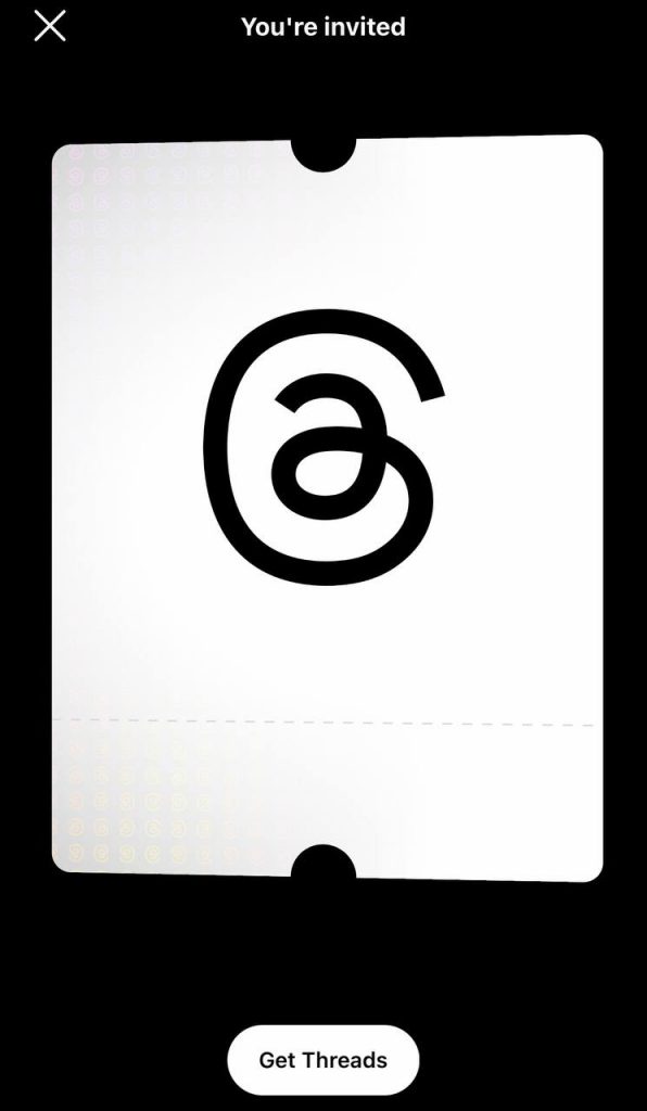 Instagram Threads Invite code on IG