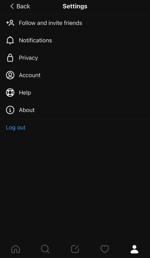 Instagram Threads Setting 