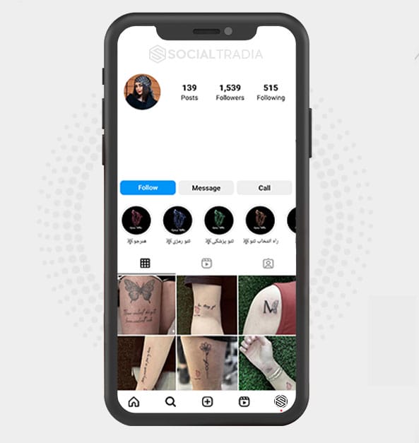 Instagram account Tattoo Plus (36.9 k Followers)