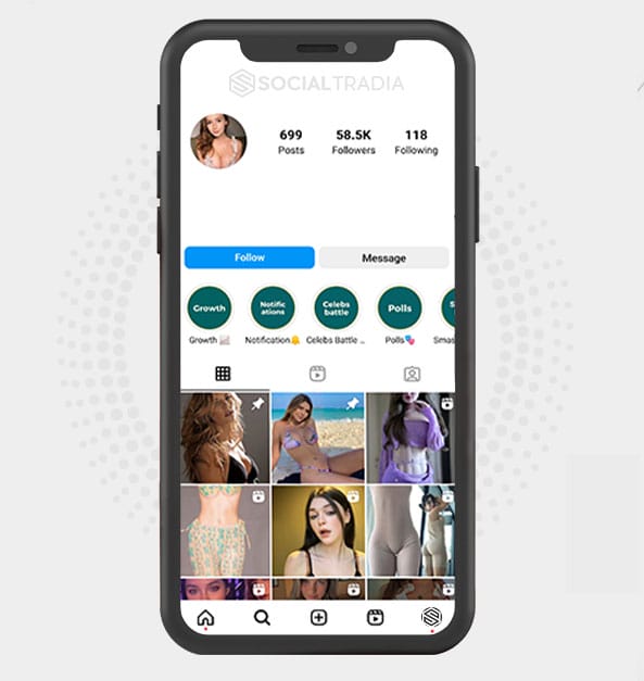 buy Instagram account Super Gal (58.5 k Followers)