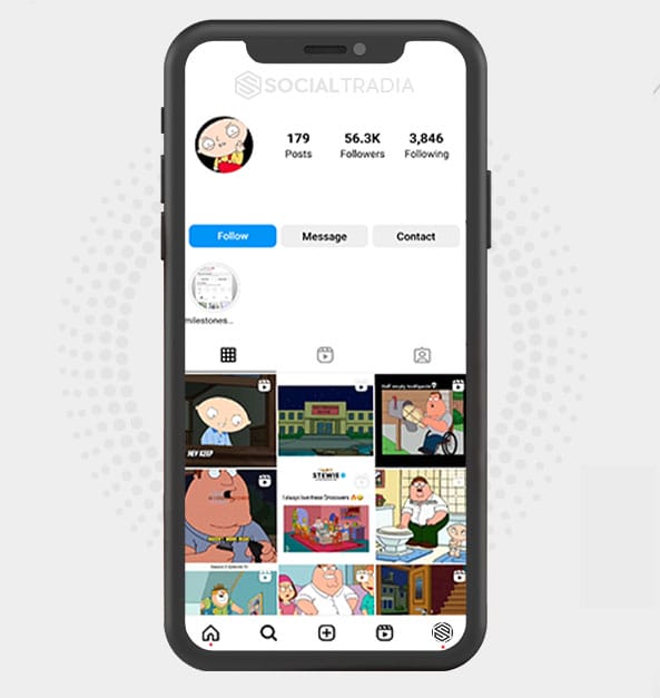 buy Instagram account Stewie Film (56.3 k Followers) buy Instagram account Stewie Film (56.3 k Followers)