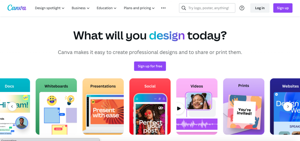 Canva as a free tool for making IG reels