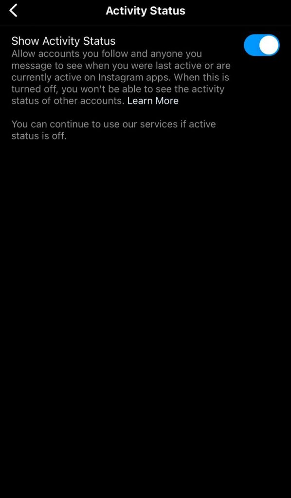 Find Activity Status