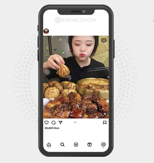 Instagram account FoodyClub (83.9 k Followers)