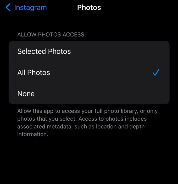 How to Allow Instagram to Access Photos | Social Tradia