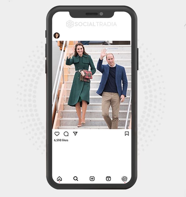 Kate Middleton (111 k Followers) | Social Tradia