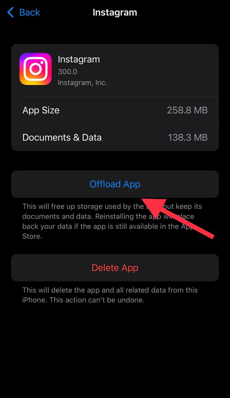 Offload app