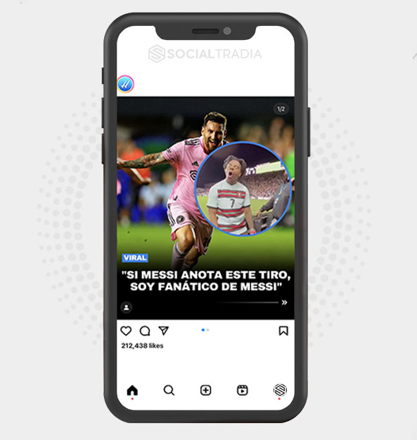 buy Instagram account Daily News (2.4 m Followers)